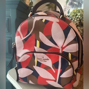 Kate Spade JACKSON TROPICAL TOSS MEDIUM BACKPACK PINK 💖